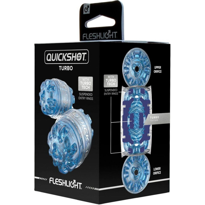 Мастурбатор Fleshlight Quickshot Turbo Blue Ice 810476010928